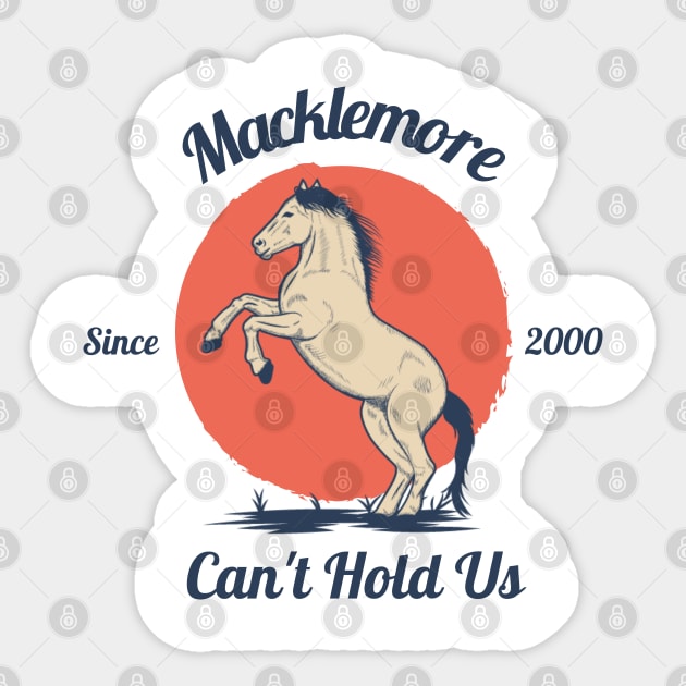 Macklemore // Horse Sticker by GO WES